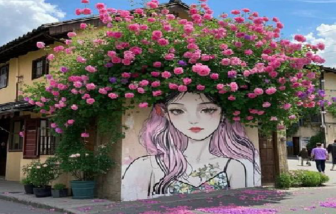 子长怎么设计网红打卡墙绘