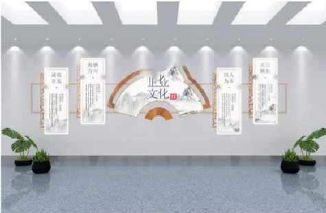 子长企业文化墙设计的核心要素。