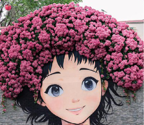 子长墙体彩绘-网红墙打卡