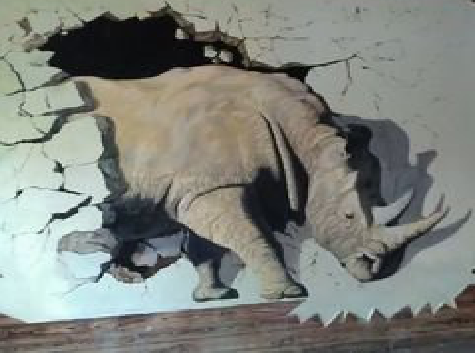 子长在墙绘中，如何绘制3D效果？