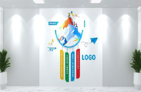 子长公司企业形象墙的工艺材料有哪些？