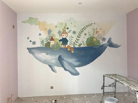 子长手绘墙的特点及优势。